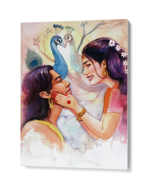 Radha Krishna canvas art