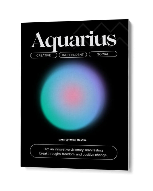 Aquarius Zodiac Art