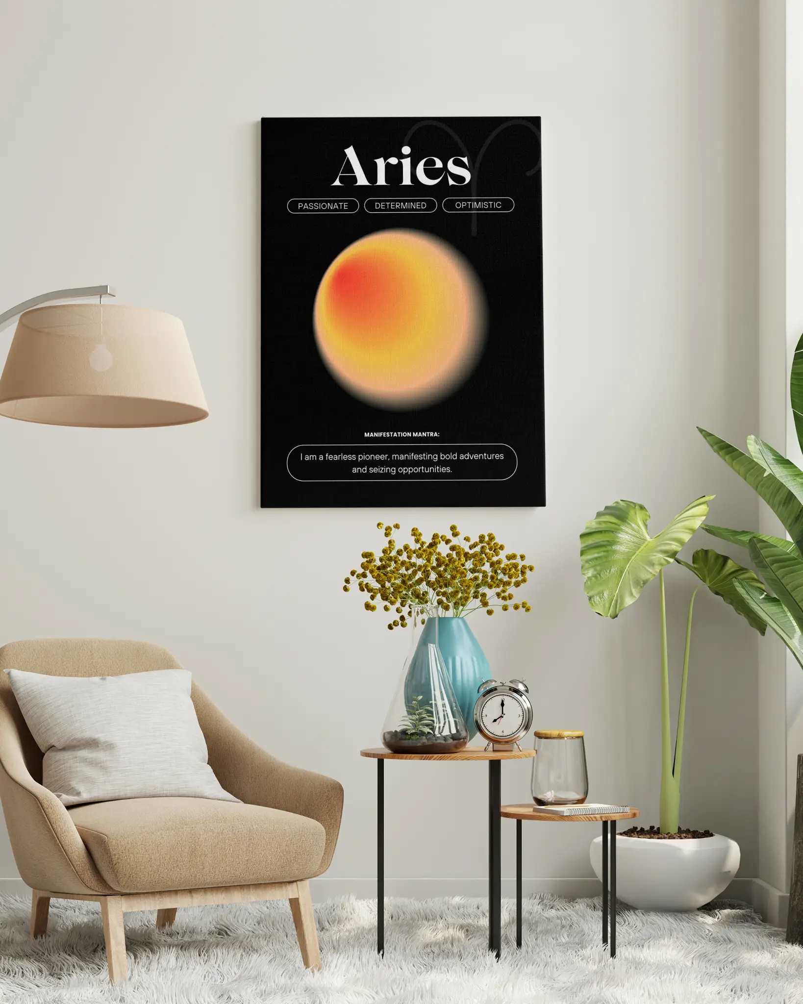 Aries Zodiac Art