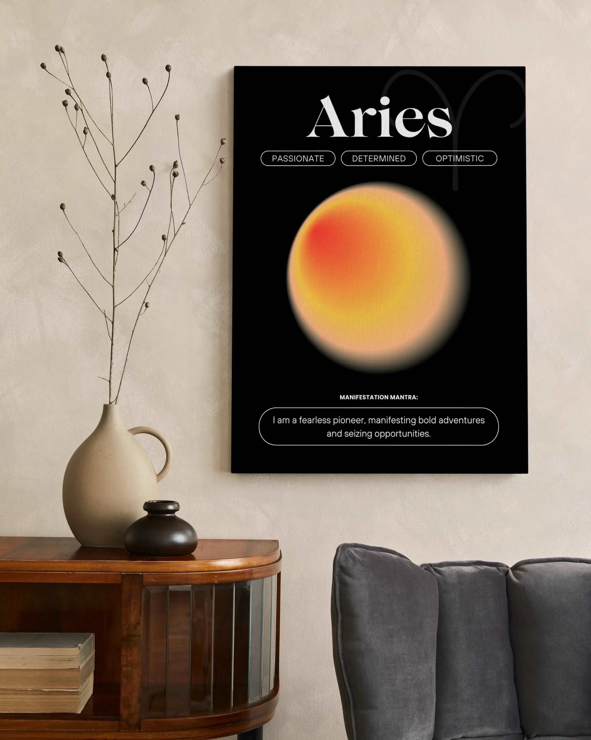 Aries Zodiac Art