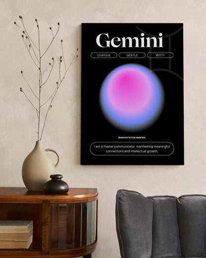 Gemini Zodiac Art