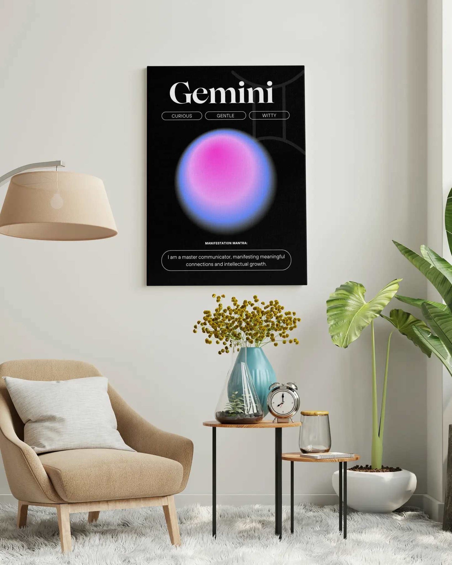 Gemini Zodiac Art